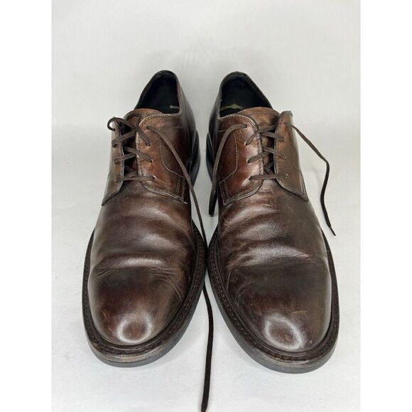 Tod’s Dark Brown Leather Oxfords Lace Up Dress Shoes Men Sz 11M US/44EU - Picture 2 of 15